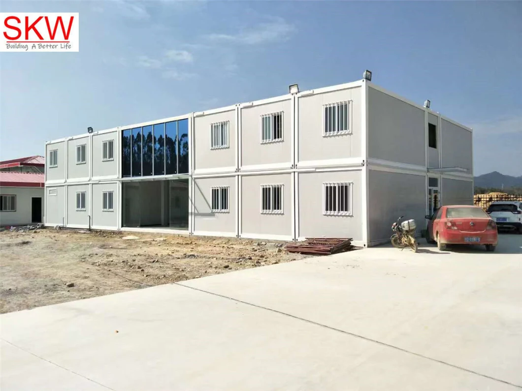 20FT 40FT Used Light Steel Frame Combined Prefab Container House for Living