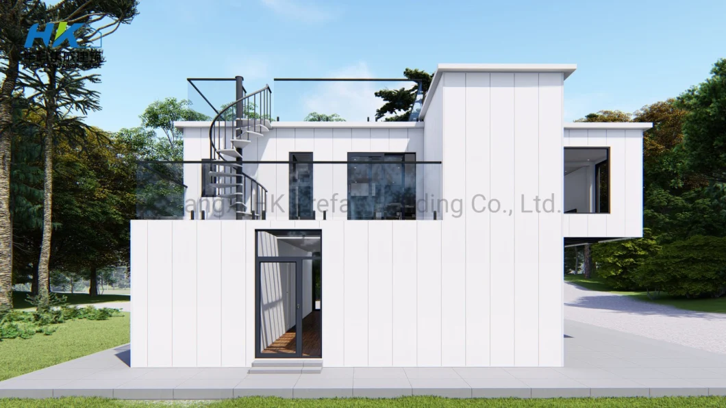 Long Lasting Strong Prefab Prefabricated Modular Shipping Container House Home.