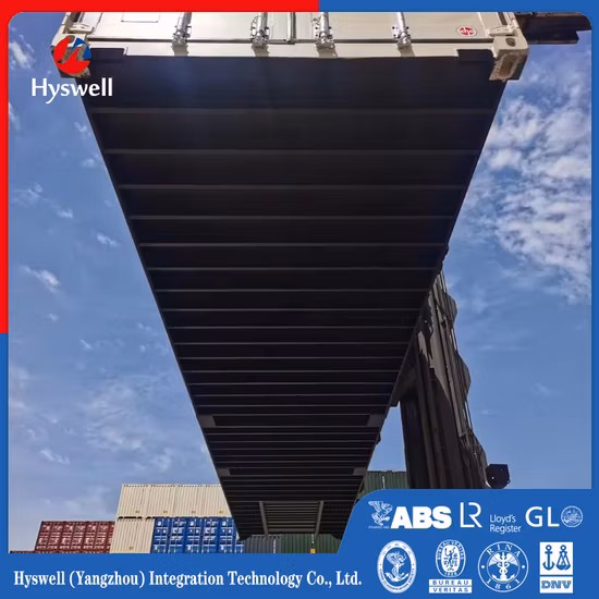 Contenitore speciale per contenitori per lo smaltimento logistico di merci pericolose per spedizioni in acciaio ISO commerciali