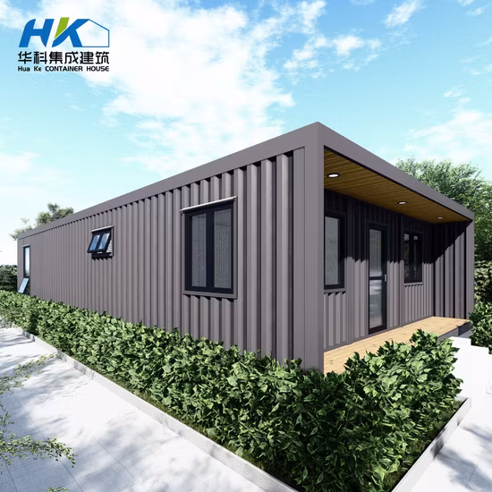 Casa container portatile prefabbricata modulare prefabbricata 3X 40FT con struttura in acciaio prefabbricata.